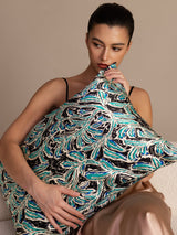 [Teal Botanical] SilkSilky-AU Pillowcase 005