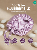 [Lavender] SilkSilky-AU Sleep Cap 002