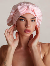 [Light Pink] SilkSilky-AU Sleep Cap 001