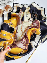 [P010] SilkSilky-AU Pure Silk Scarf 004