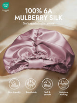 [Pale Mauve] SilkSilky-AU Sleep Cap 002