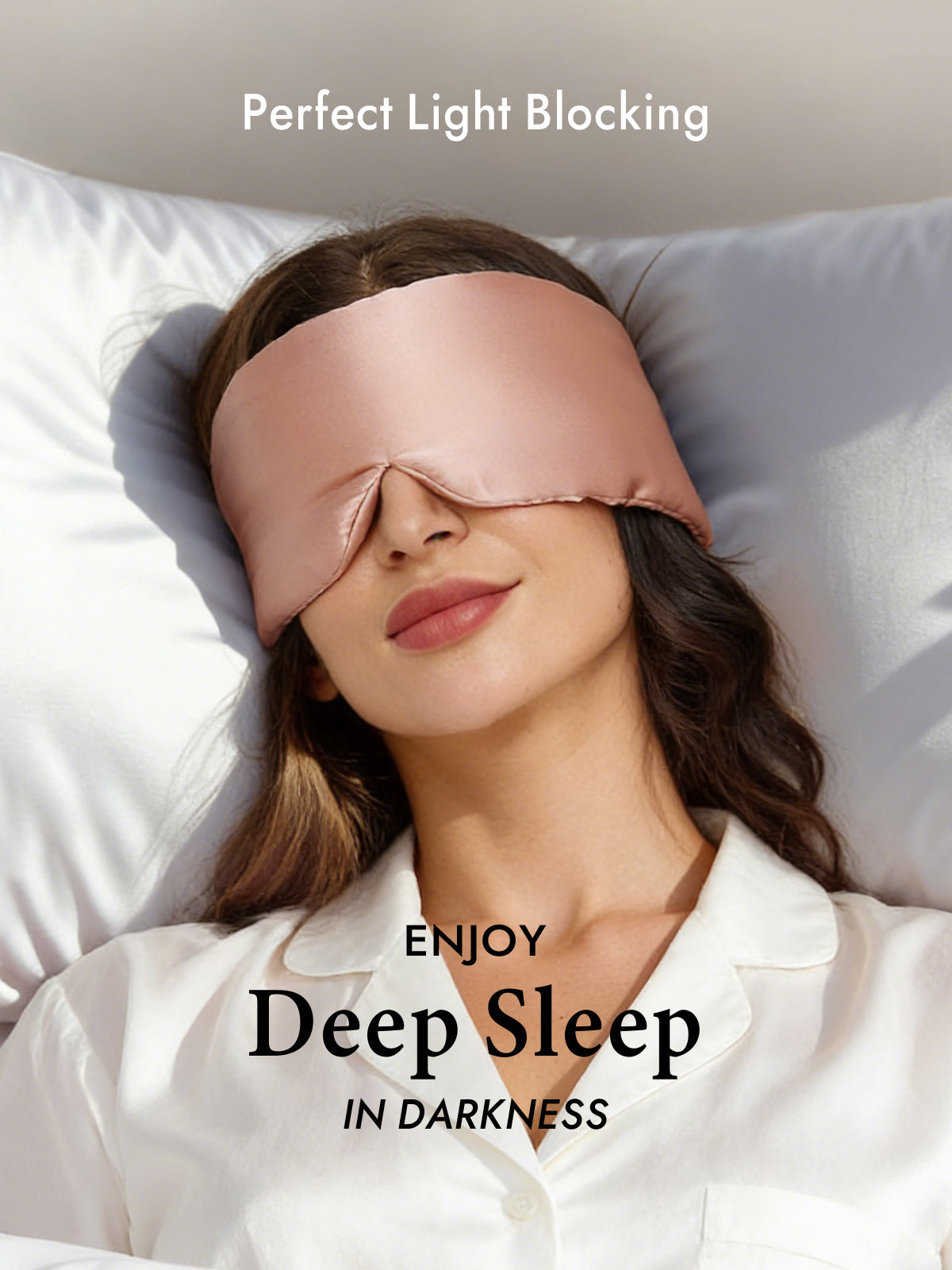 [Pink] SilkSilky-AU Sleep Mask 003