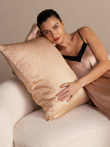 [Yellow Heart Geo] SilkSilky-AU Pillowcase 001