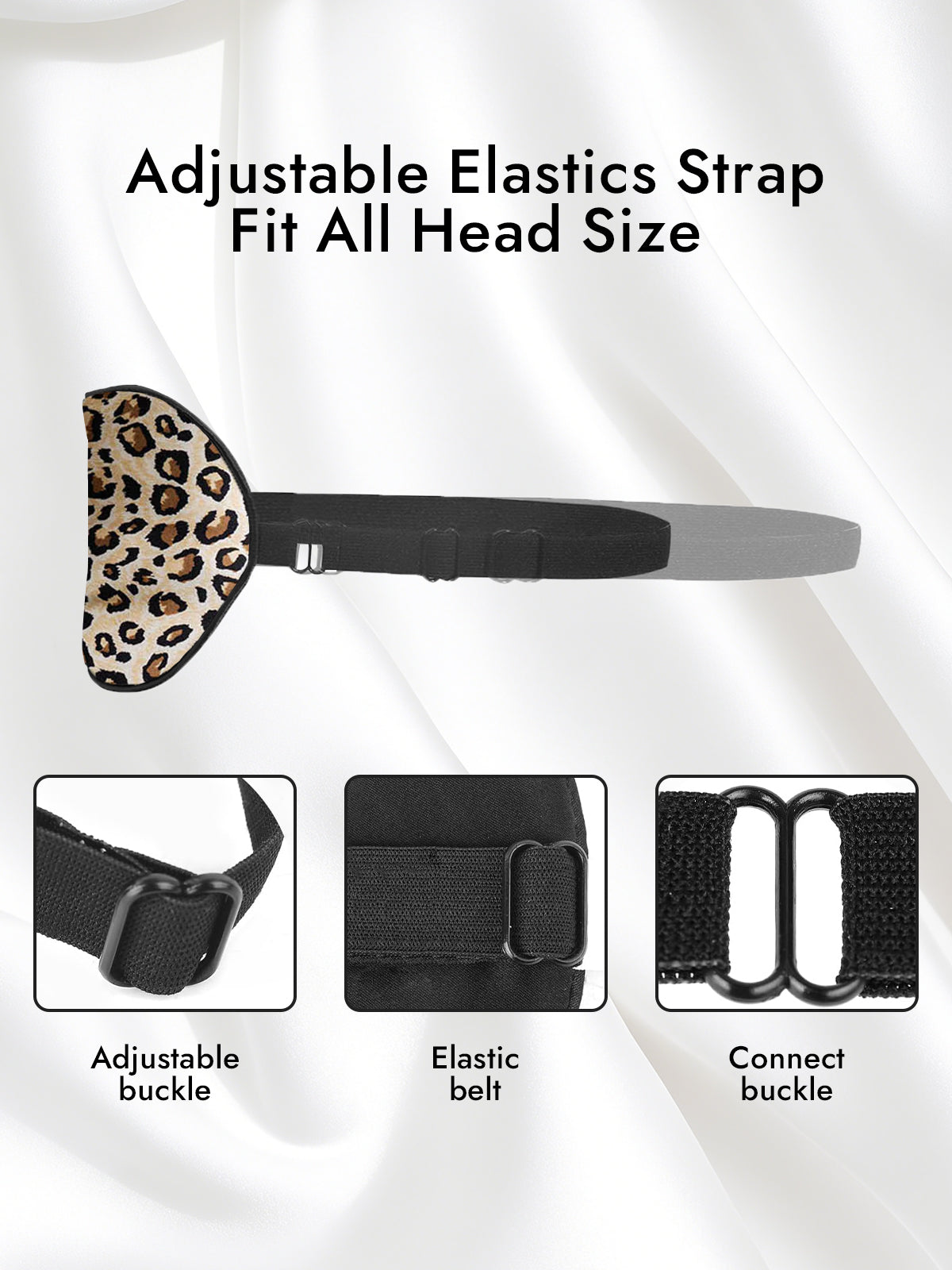 [Leopard] SilkSilky-AU 19Momme Pure Silk Eye Mask 004