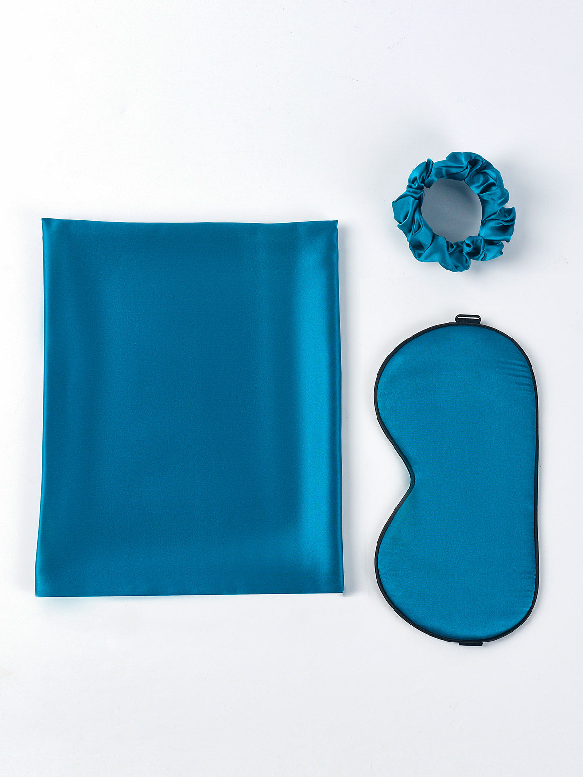 SilkSilky AU 19Momme Pure Silk Pillowcase Set Teal 005