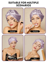 [Lavender] SilkSilky-AU Sleep Cap 006
