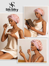 [Pale Mauve] SilkSilky-AU Sleep Cap 006