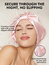 [Pink] SilkSilky-AU Sleep Cap 004