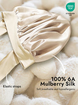 [Beige] SilkSilky-AU Sleep Cap 002