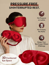 [Wine] SilkSilky-AU 22Momme Sleep Mask 003