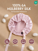 [Light Pink] SilkSilky-AU Sleep Cap 002