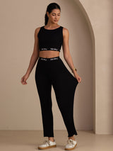 [Black] SilkSilky-AU Womens Pants 001