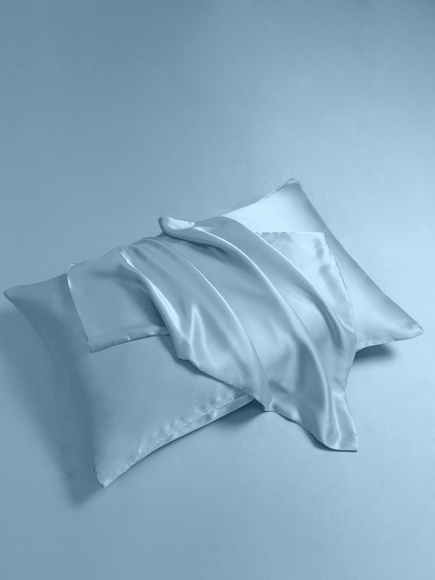 [Light Blue] SilkSilky-AU 19Momme Bedding Set 005