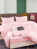 SilkSilky AU 25Momme Pure Silk Bedding Set Pink 002