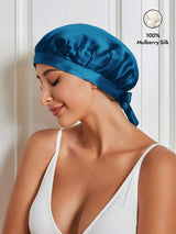 [Teal] SilkSilky-AU Sleep Cap 001
