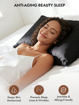 [Black] SilkSilky-AU 30Momme Pillowcase 003