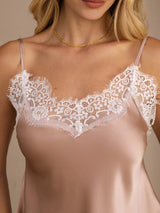 [Tuscany] SilkSilky-AU Spaghetti Strap V Neck Camisole 003