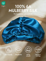 [Teal] SilkSilky-AU Sleep Cap 002