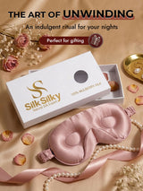 [Pale Mauve] SilkSilky-AU 22Momme Sleep Mask 009