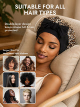 [Leopard] SilkSilky-AU Sleep Cap 005