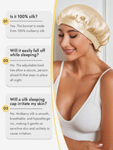 [Champagne] SilkSilky-AU Sleep Cap 005