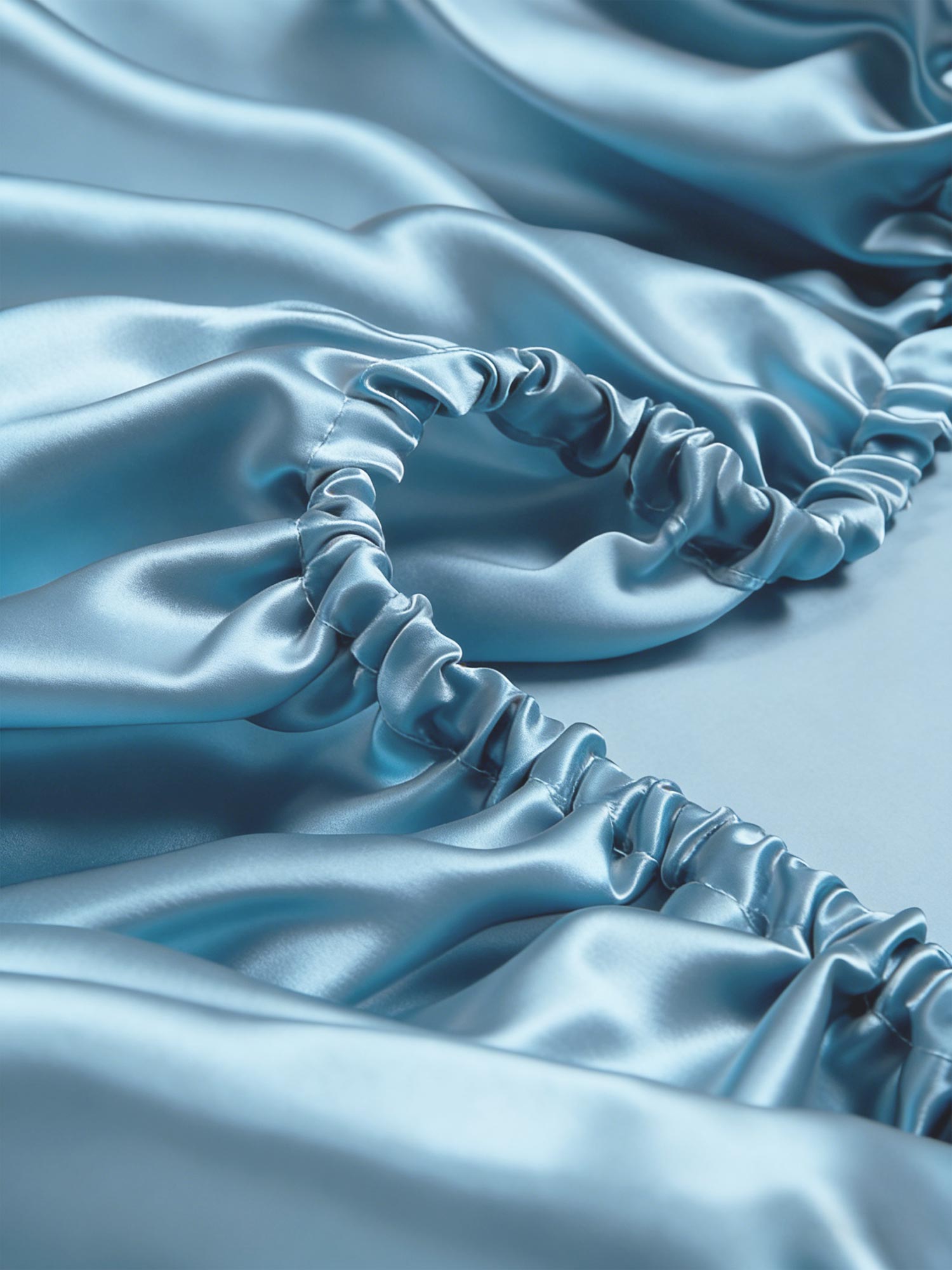 [Light Blue] SilkSilky-AU 19Momme Bedding Set 003