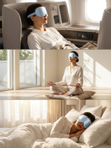[Light Blue] SilkSilky-AU 22Momme Sleep Mask 008