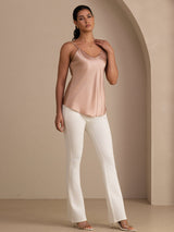 [Tuscany] SilkSilky-AU Spaghetti Strap V Neck Camisole 007