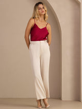 [Beige] SilkSilky-AU Womens Pants 007