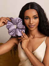[Deep Purple] SilkSilky-AU Scrunchie 002
