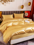 SilkSilky AU 19Momme Pure Silk Bedding Set Champagne 002