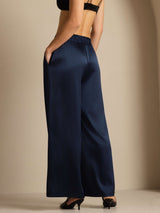 [DarkBlue] SilkSilky-AU 19Momme Silk Womens Pants 002