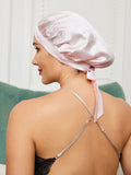 SilkSilky AU Pure Silk Sleep Cap LightPink 002