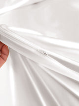 [White] SilkSilky-AU 25Momme Bedding Set 005