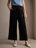 SilkSilky AU Pure Silk Womens Pants Black 003