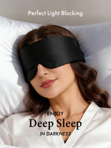 [Black] SilkSilky-AU Sleep Mask 003