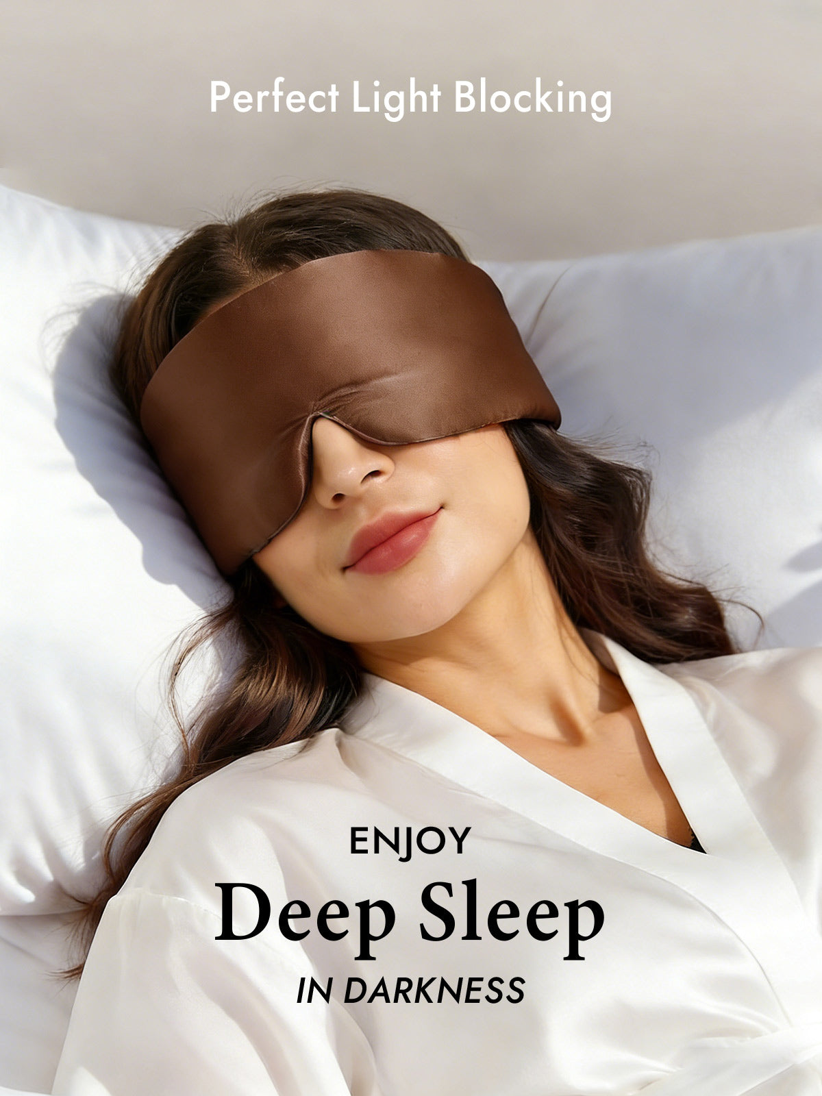 [Coffee] SilkSilky-AU 19Momme Pure Silk Eye Mask 003