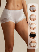 [Gray] SilkSilky-AU 100% Silk Jersey Panty 001