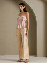 [Tuscany] SilkSilky-AU Spaghetti Strap V Neck Camisole 006
