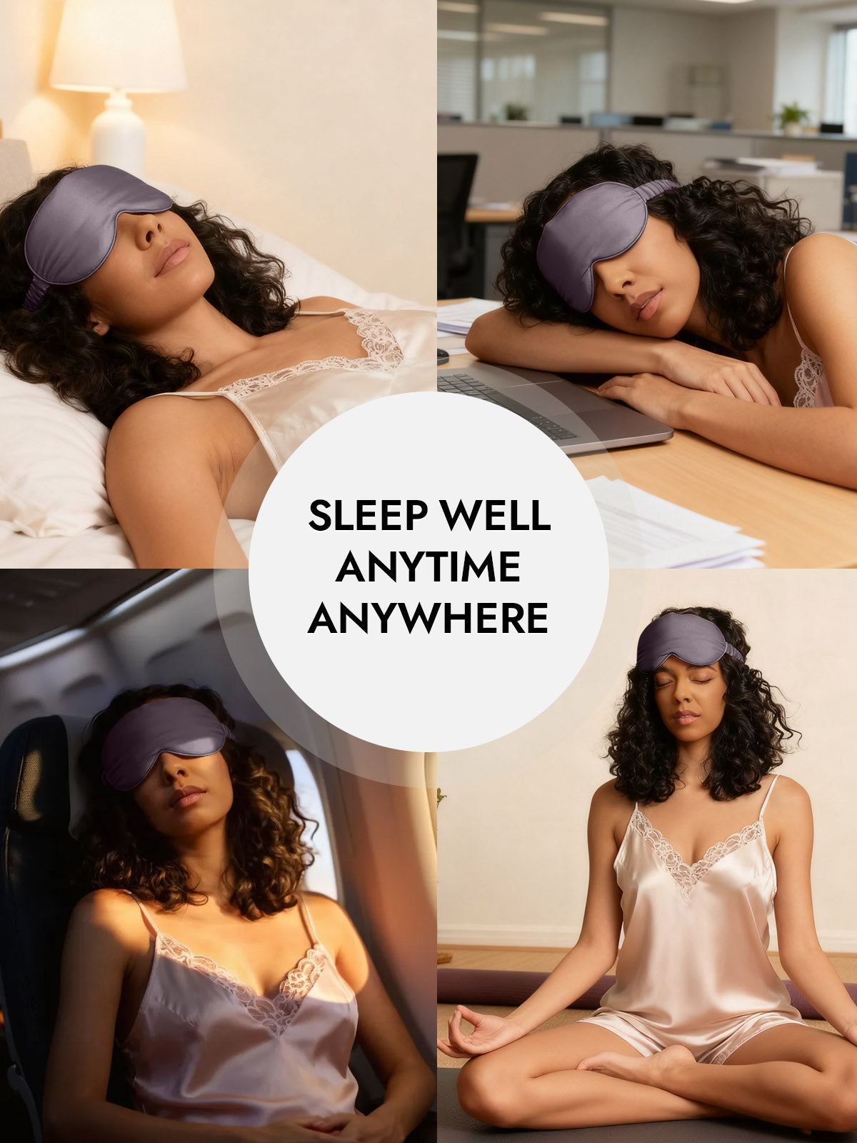 [Dark Gray] SilkSilky-AU Eye Mask 007