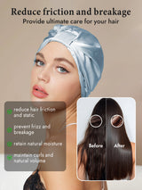 [Light Blue] SilkSilky-AU Sleep Cap 003
