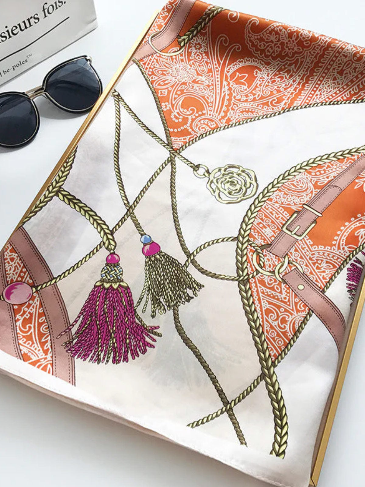 [P003] SilkSilky-AU Pure Silk Scarf 003,