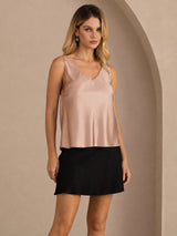 [Tuscany] SilkSilky-AU Sleeveless V Neck Camisole 006