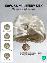 [Beige] SilkSilky-AU Sleep Cap 004