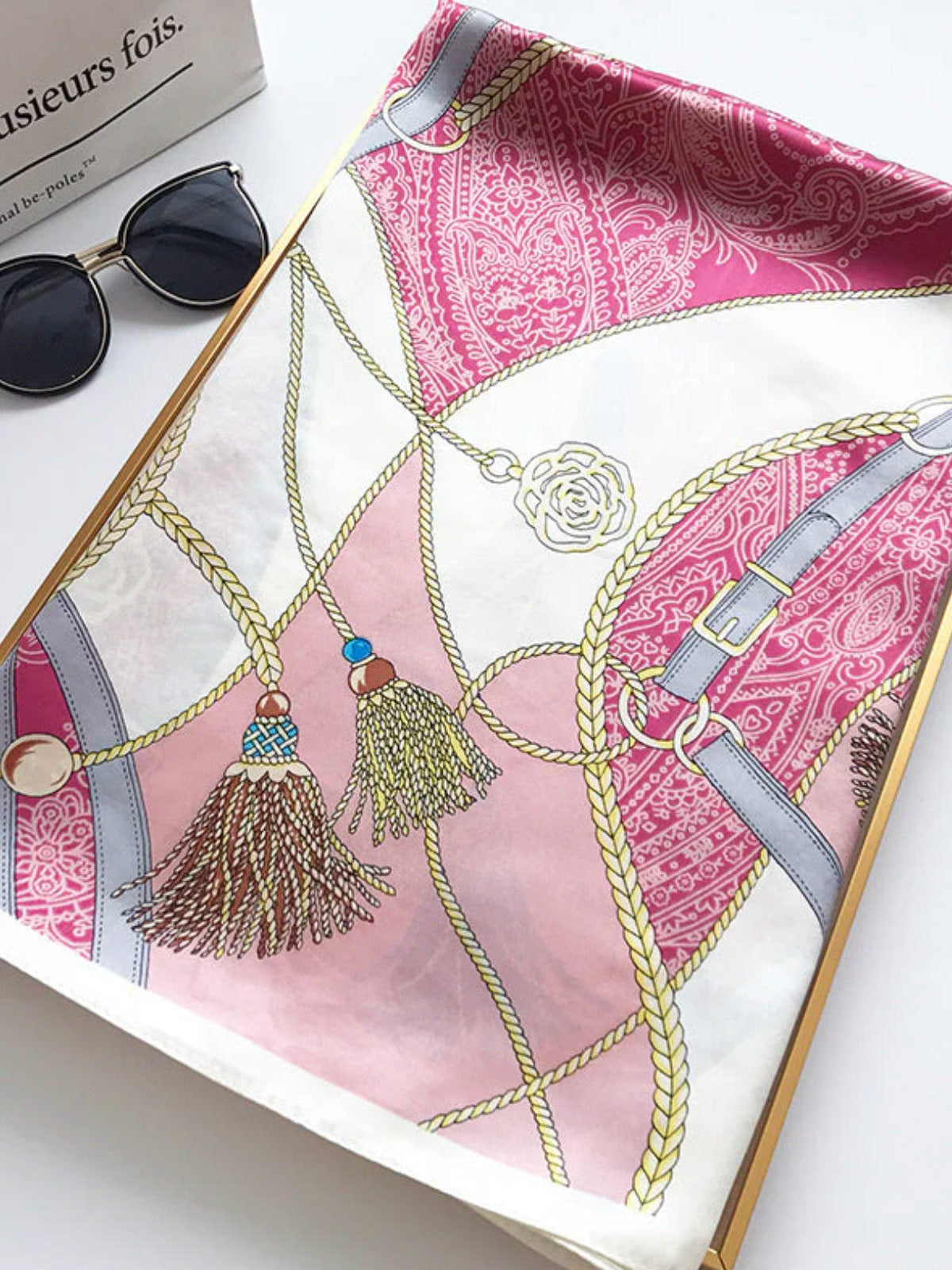 [P004] SilkSilky-AU Pure Silk Scarf 004,