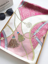 [P004] SilkSilky-AU Pure Silk Scarf 004