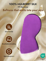[Purple] SilkSilky-AU Sleep Mask 003