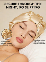 [Champagne] SilkSilky-AU Sleep Cap 004