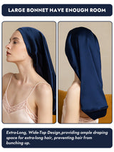 [Dark Blue] SilkSilky-AU Sleep Cap 003