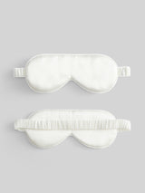 [White] SilkSilky-AU Sleep Mask 005